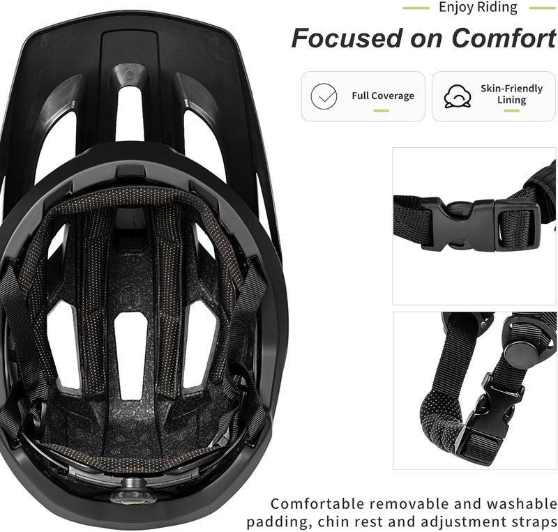 BATFOX Bike Helmet,Mountain Bike Helmet Helmets for Men Women Adults Youth - Image 5